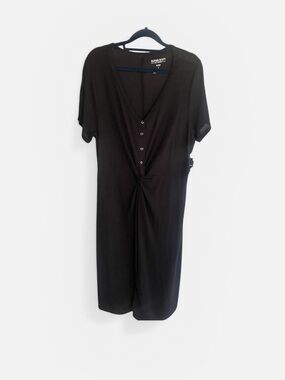 torrid Sleep Black Midi Dress with Front Twist